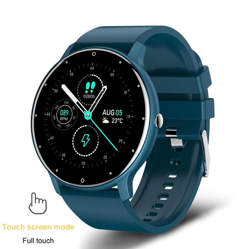 Smart Watch Men Ladies Full Touch Screen Heart Rate Detection Sports Fitness Call Pedometer Waterproof Watch for Android IOS