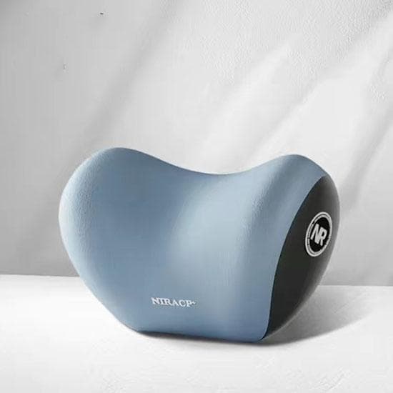 Car Headrest/Lumbar Support Car Neck Pillow Waist Cushion Driver Seat Backrest Car Cushion Driving Lumbar Support Waist Support Headrest blue