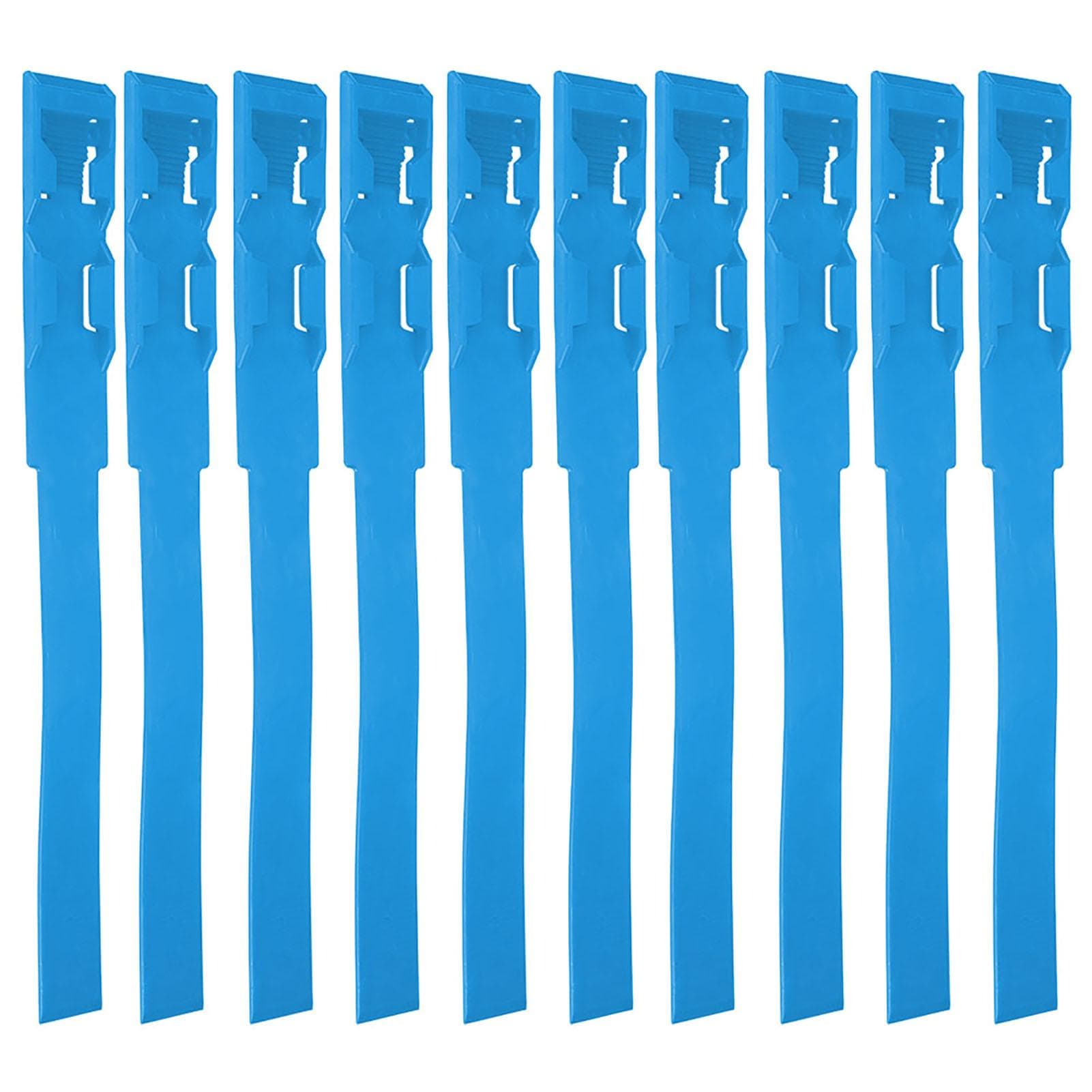 10pcs Identification ID Collars Bands Cow Cattle Marking Ring Supplies for Farm LivestockGreen blue