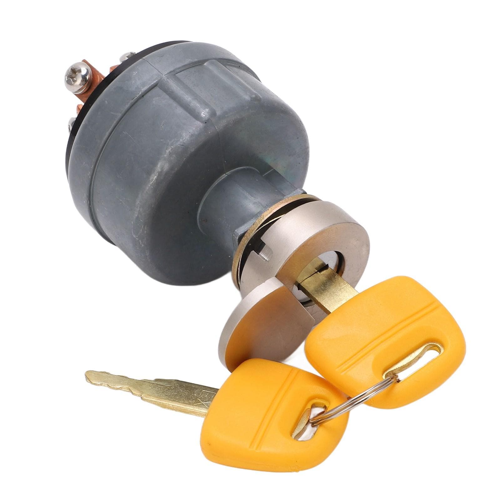 6 Pin Excavator Ignition Start Switch with Key Protection Cover Ignition Starter Switch for Hitachi