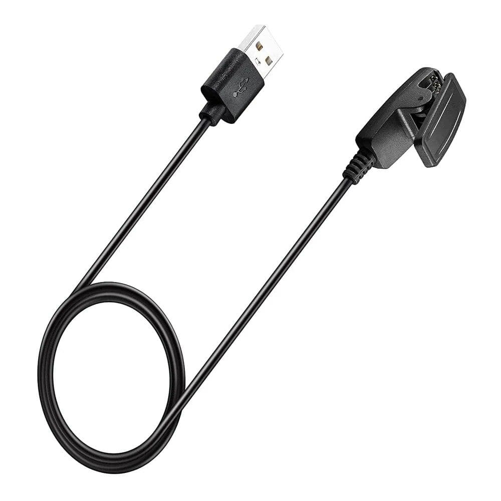 Charger for Garmin Approach S20/G10 USB Charging Cable Clip for Forerunner 630/230/235/30/35/645 Music Accessories Replacement black