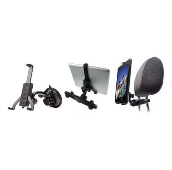 Black auto car seat tablet holder for tablet black