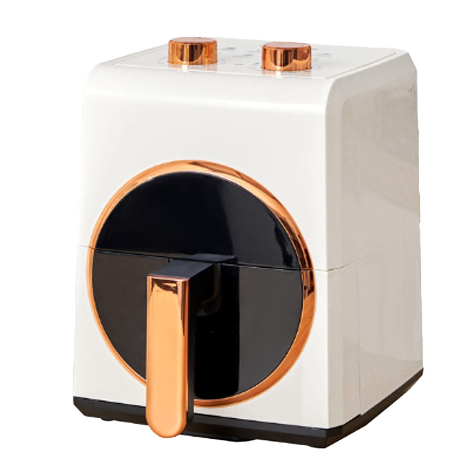 Kitchen Fryer 5.5L Multifunctional Automatic Oilless Electric Deep Fryer with Knob Switch for Home