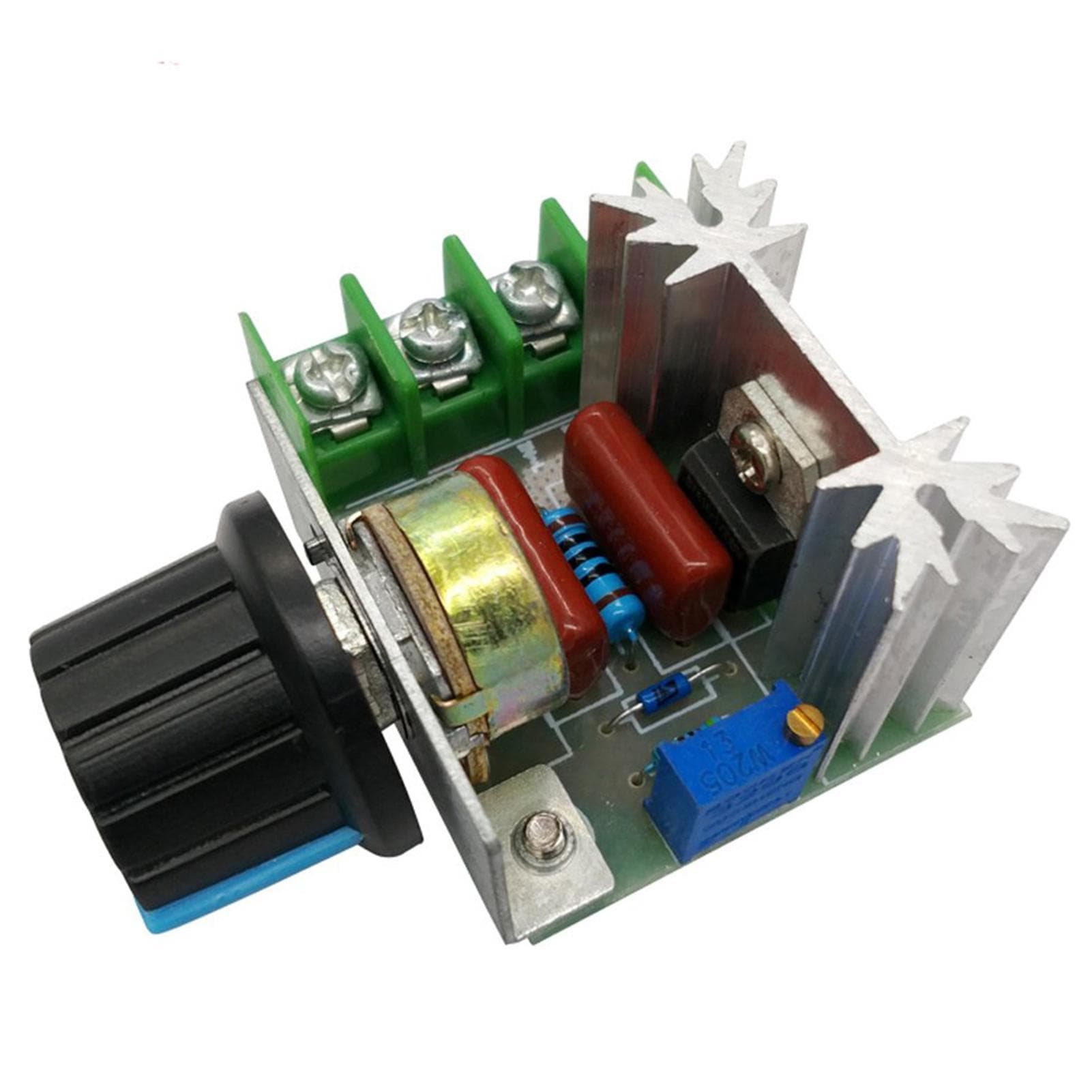2000W PWM Alternating Current Motor Speed Control Module Dimmer Governor50-220V Adjustable Voltage 2000W PWM