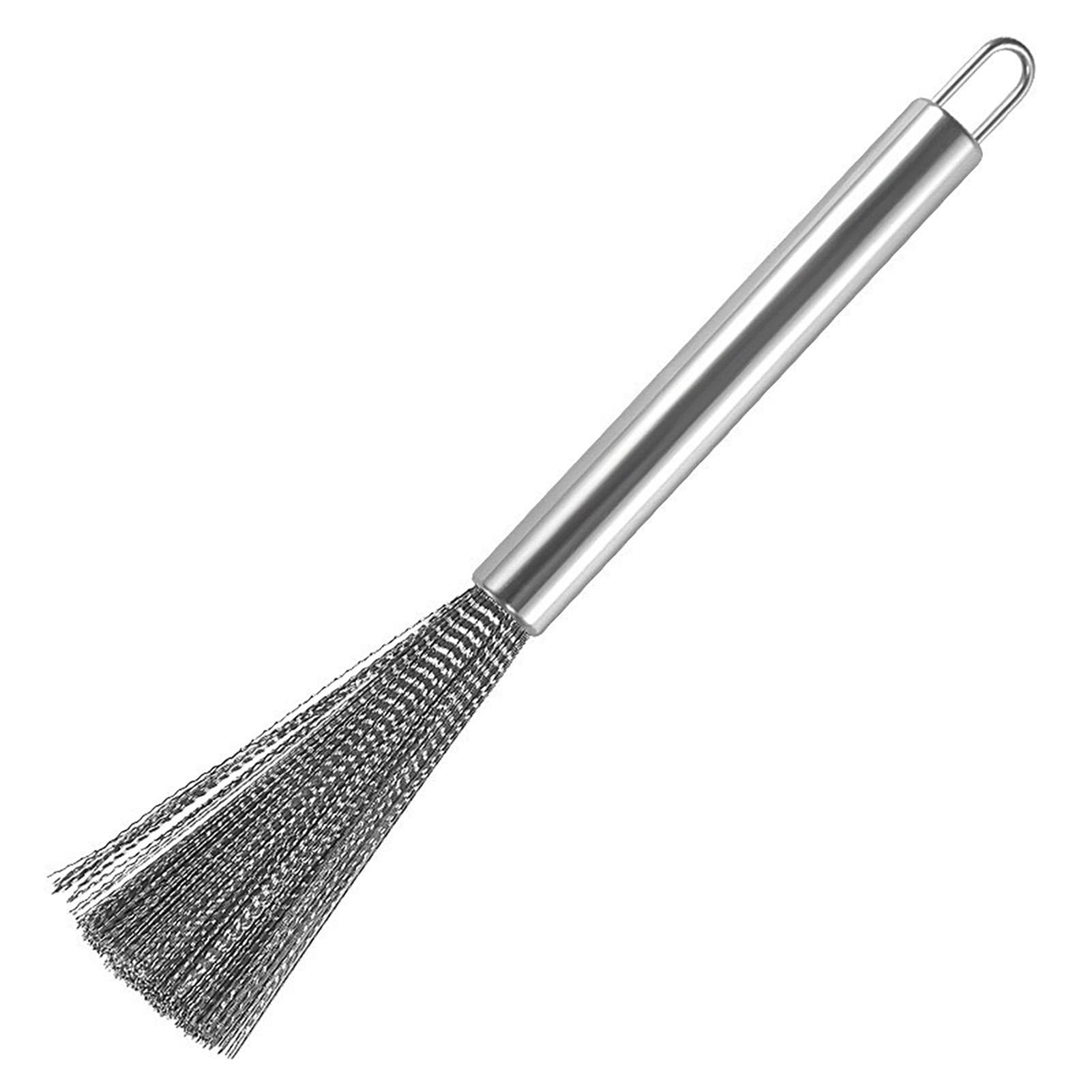 Stainless Steel Pot Brush Effective Oil Stain Removal Non Stick Cookware Scrubber Brush for Kitchen