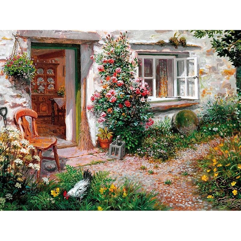 Diamond Embroidery Beautiful Village Diamond Painting Cross Stitch Drill Needlework Decor Paintings 50X70CM
