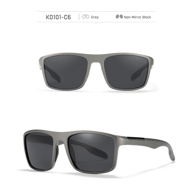 Unisex Black Frame Sunglasses UV400 Protection Lightweight Anti Glare for Men Women Outdoor Driving Travel