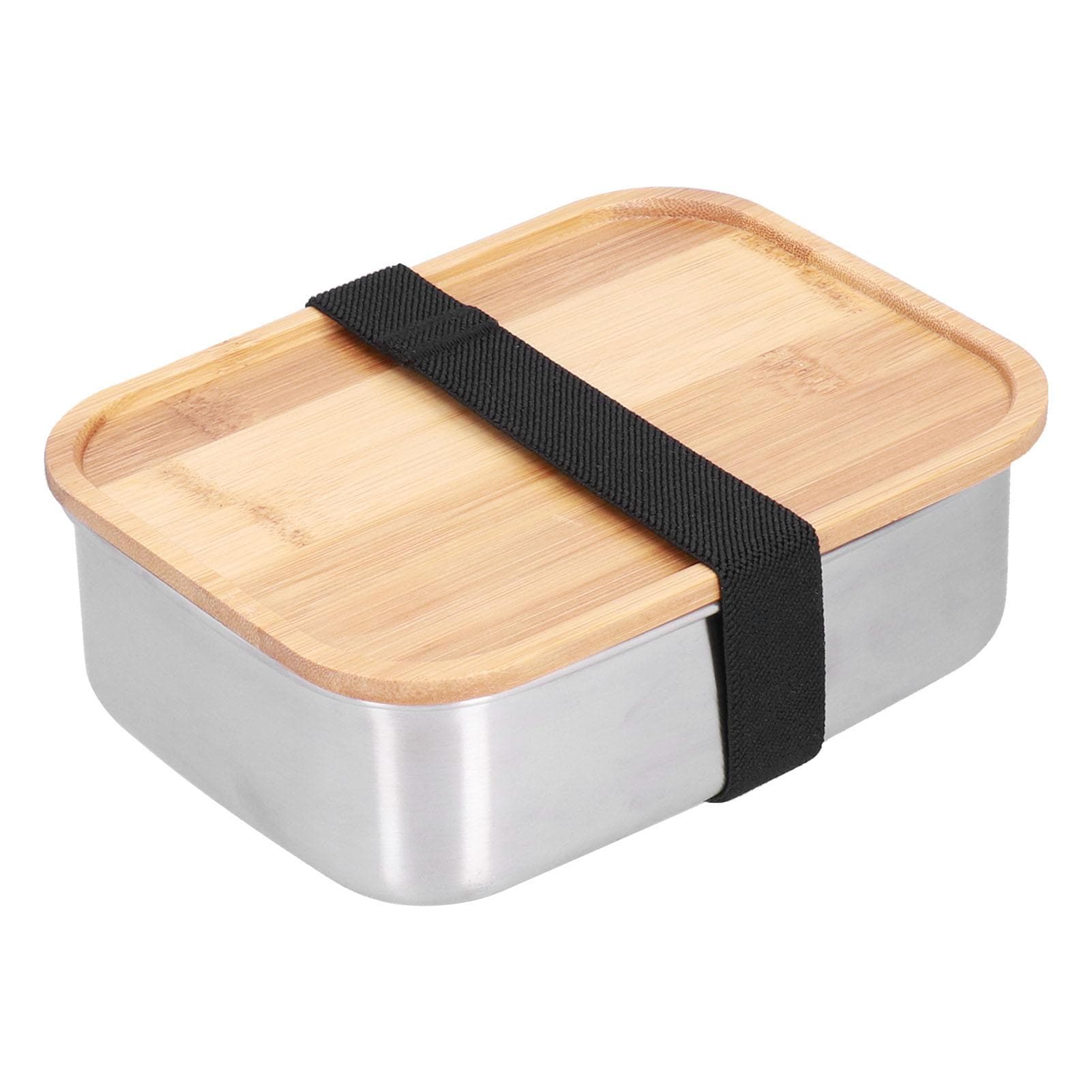 Bento Lunch Box 304 Stainless Steel Secure Bento Boxes with Lids for Students WorkersL S