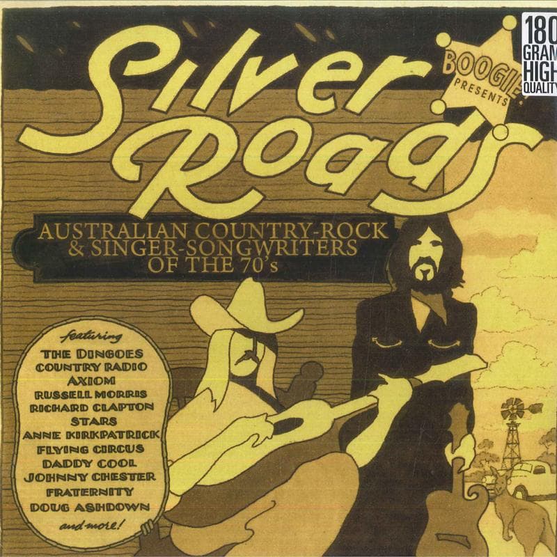 LP Record VARIOUS Boogie Presents Silver Roads Aust FEST601016LP WARNER MUSIC A Non Japan Rock