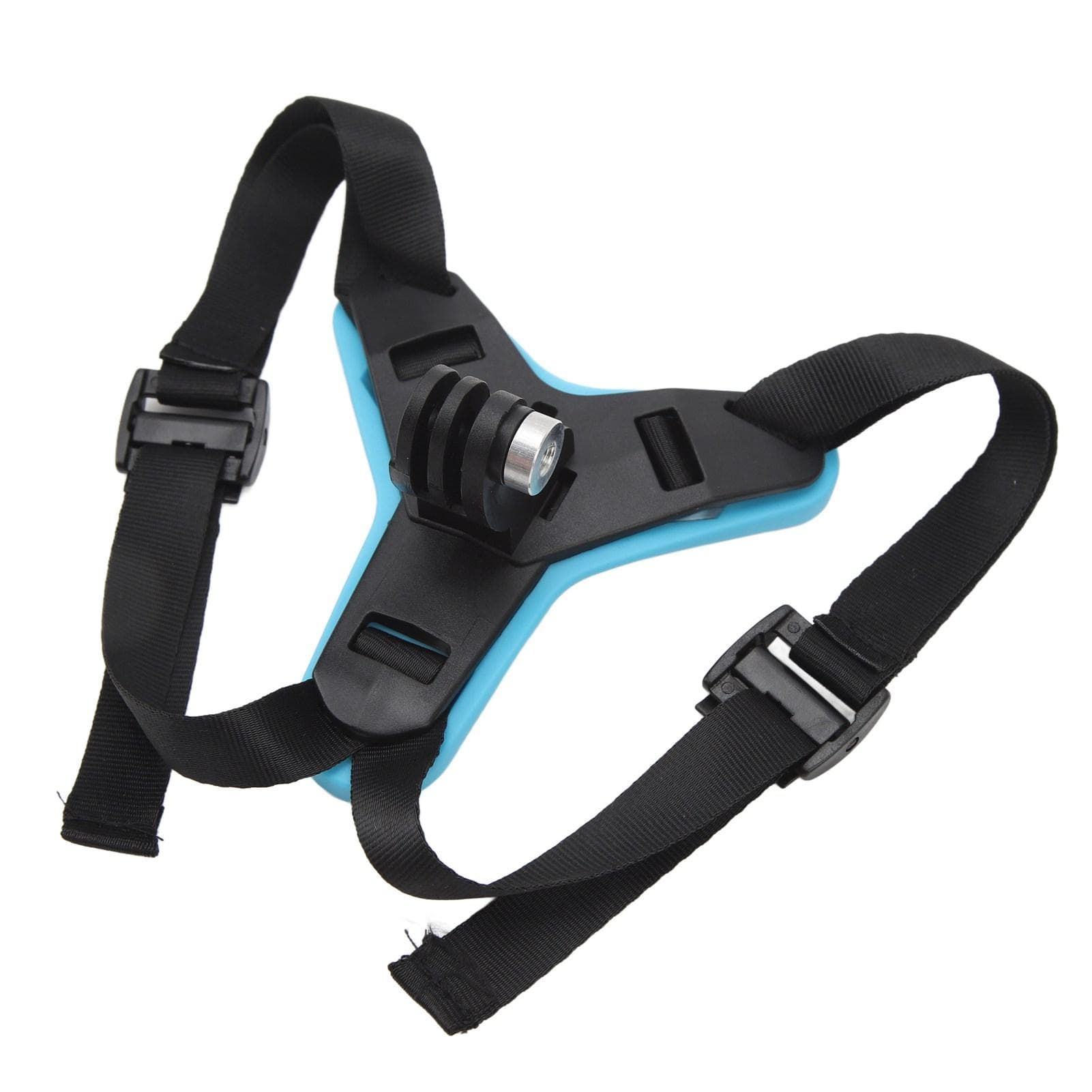 Helmet Chin Mount Light Anti Slip Motorcycle Helmet Chin Strap Holder for DJI Osmo Action 3 2 blue