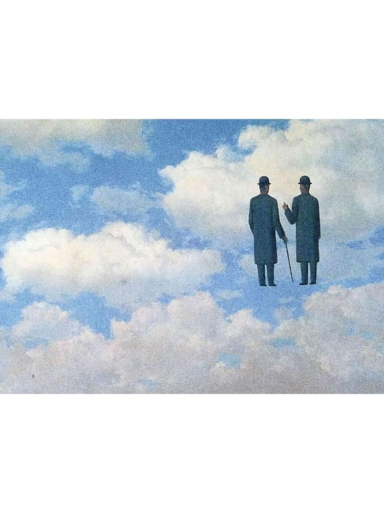 Famous Surrealism Arts Posters Canvas Painting Abstract Rene Magritte Wall Picture Print For Gallery Bedroom Home Decoration 70x100cm No Fram