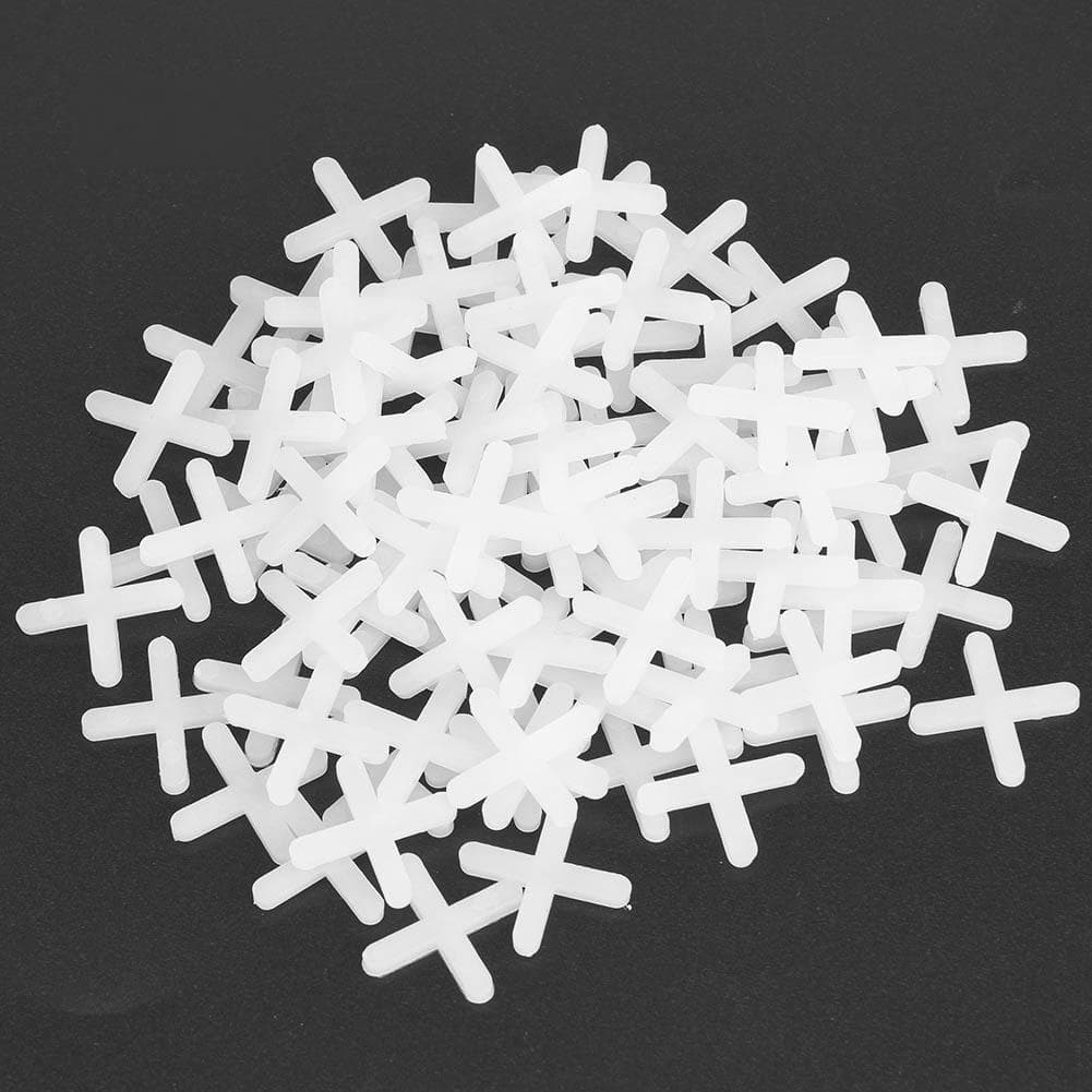 2000Pcs Ceramic Tiler Spacer Cross Plastic Tile Plumber Reuseable Leveling System 3mm