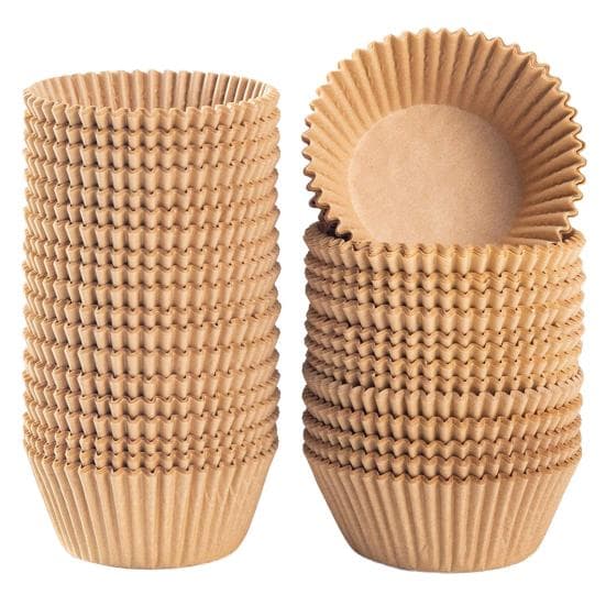 1000Pcs Muffin Cup Grease-proof Cupcake Liners Non-stick High Temperature Resistant Dessert Baking Cup for Kitchen 6 cm brown