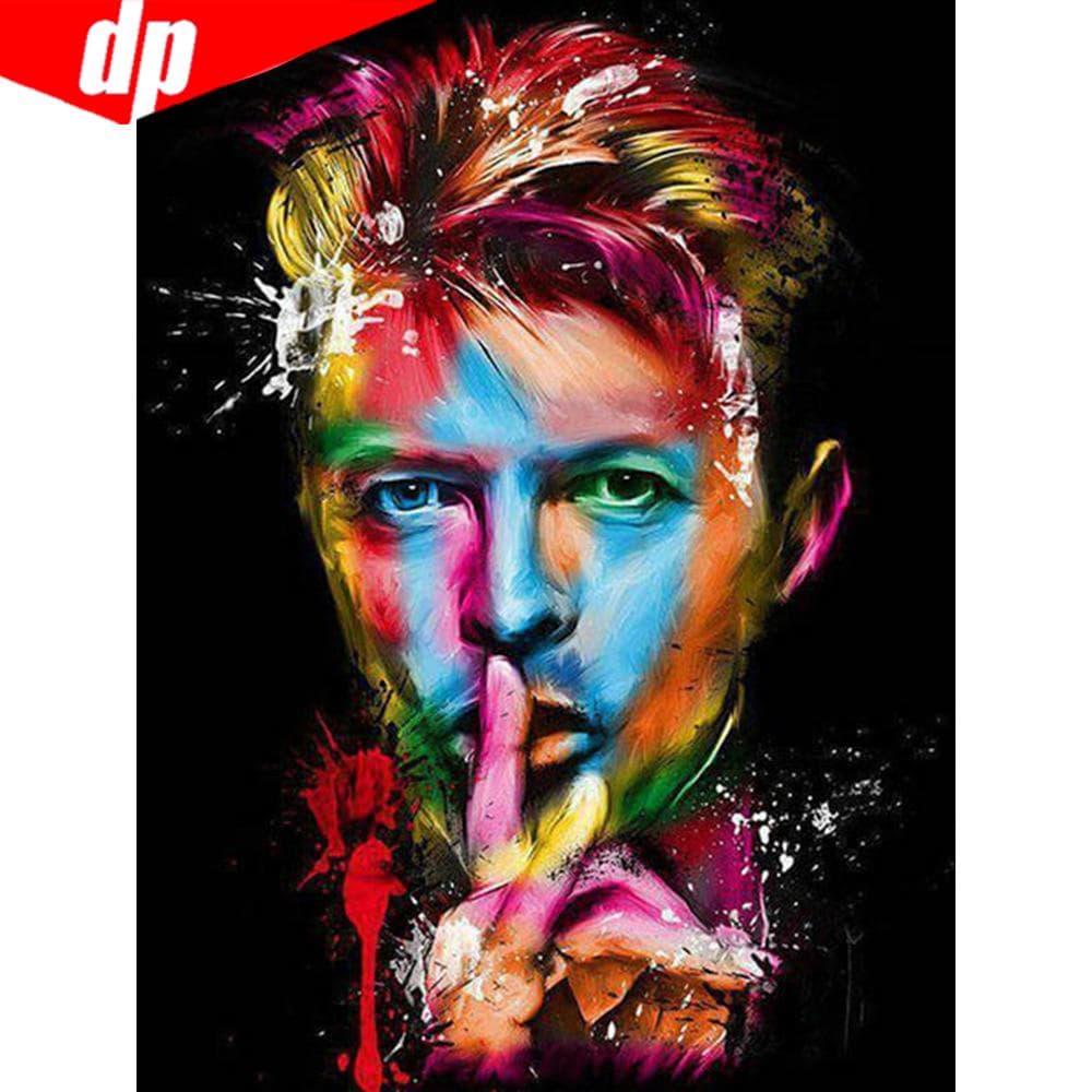 Diamond Painting 5d David Bowie Kit Diamond Embroidery Full Display Diamond 30X40