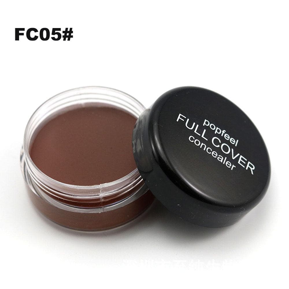 Popfeel -Base Concealer Cream Face Cover Blemish Hide Dark Spot Blemish Eye Lip Contour Liquid Foundation