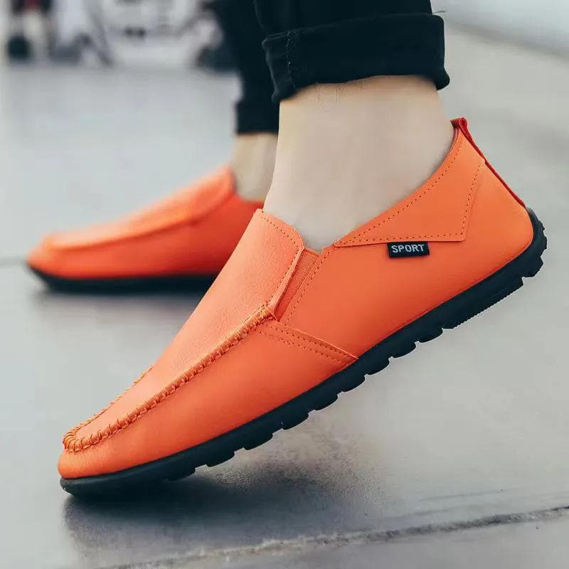 Men's Casual Shoes Peas Shoes Men's Small Leather Shoes Breathable Men's Small White Shoes 39