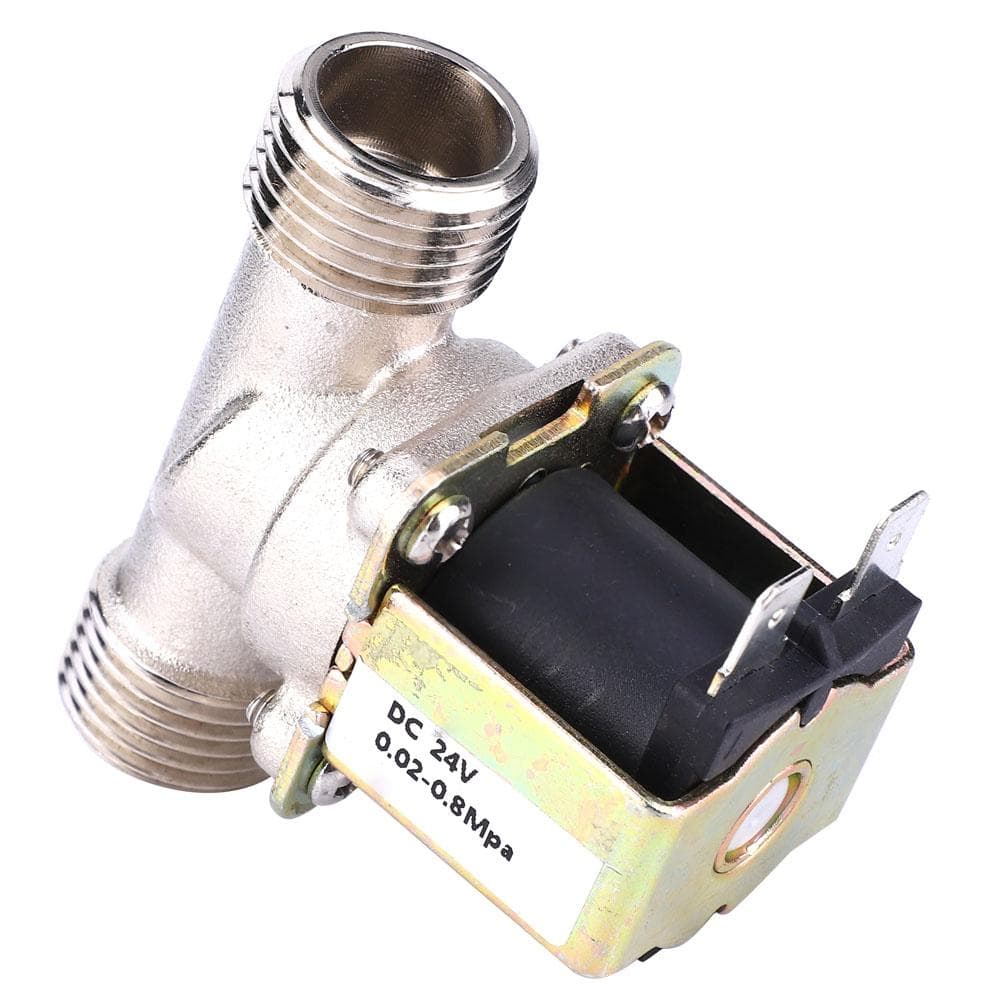 DC24V G12 NC Brass Electric Solenoid Valve Normally Closed Water Inlet Valve