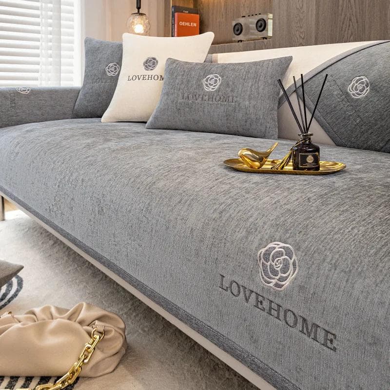 Luxury Leather Sofa Cover Seat Cushion Non-slip Wide Edging Case Couch Cover Sofa Towel Modern Simple Universal Sofa Protection 70x150cm 1pcs