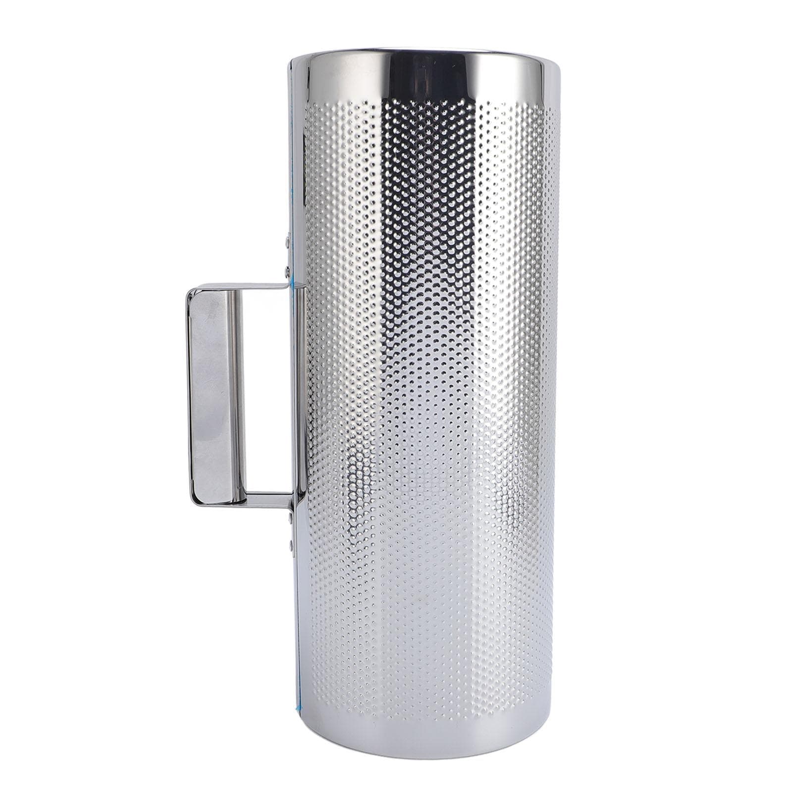 Guiro Instrument 32x13cm Open Design Stainless Steel Guiro Shaker with Scraper for Jazz Band