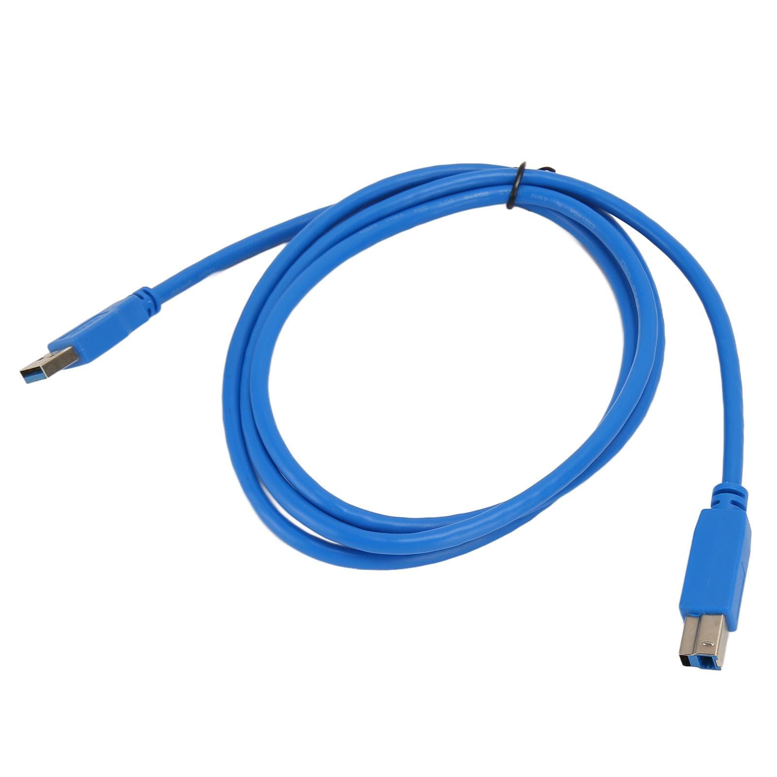 USB 3.0 Printer Cable A Male to B Male 5Gbps 4.9ft Long PVC Copper USB Scanner Cord for External