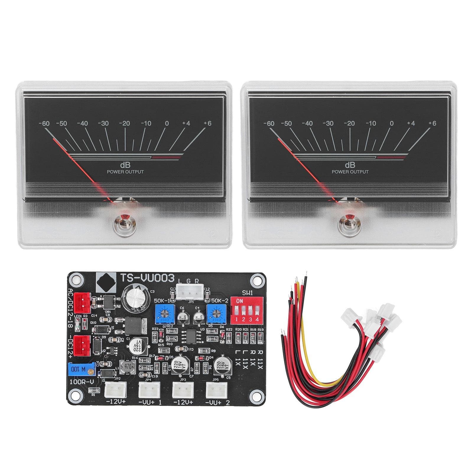 VU Meter Sound Audio Level Indicator Pre Amplifier Amp with Driver Board Set Kit