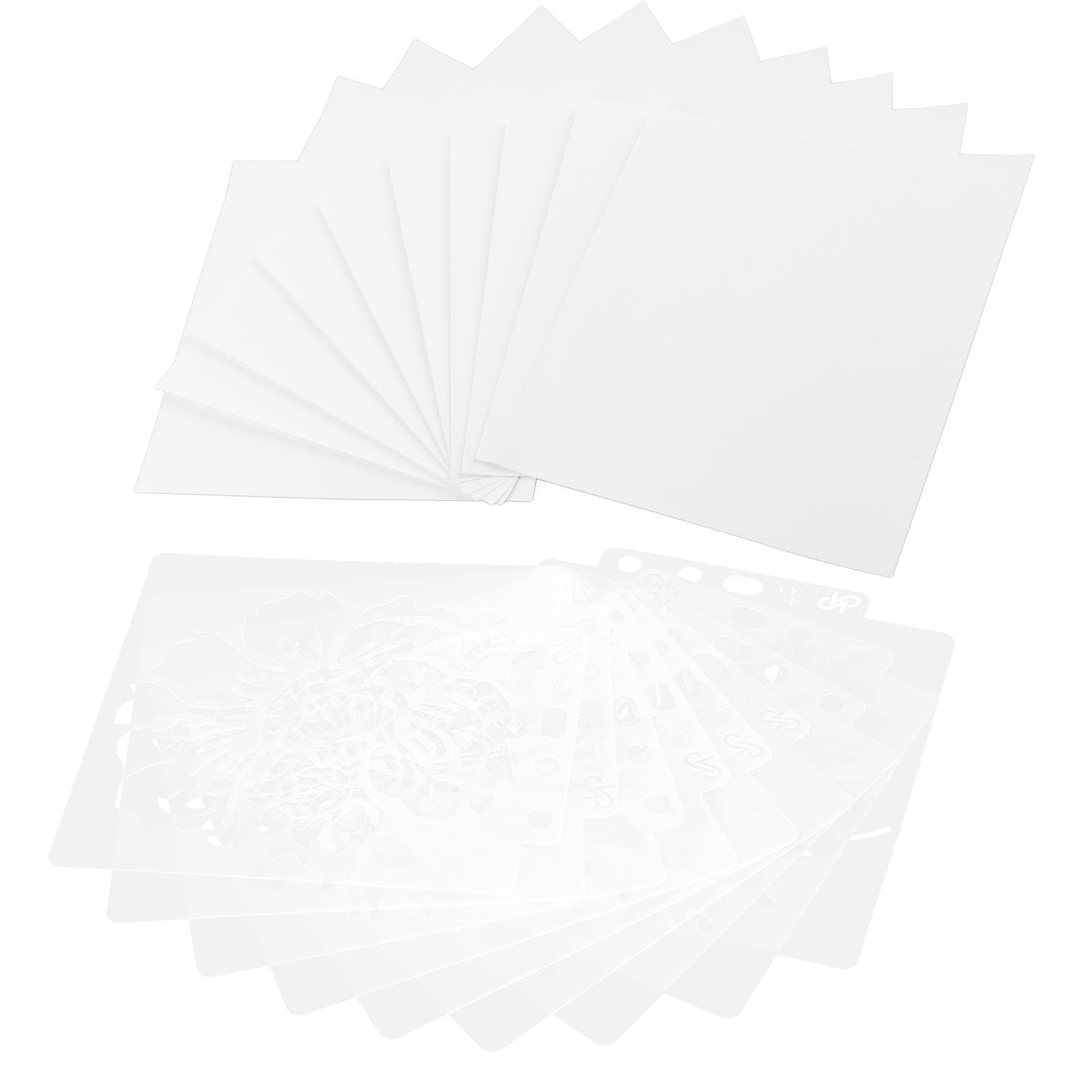 9Pcs Mandala Template Painting Drawing Stencils DIY Making Mold Art Craft Supplies