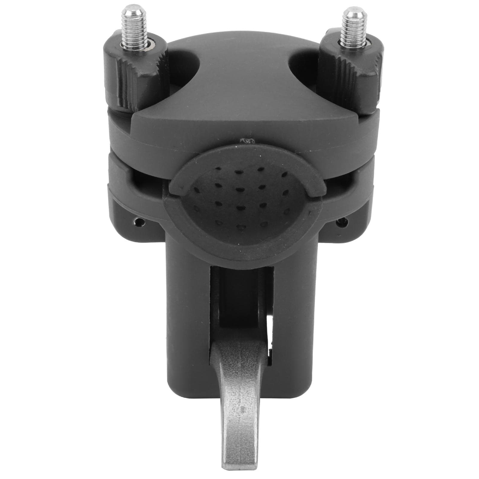 Boat Fishing Pole Bracket Mount Device Aluminium Alloy Outdoor Fish Rod Stand AccessoryBlack