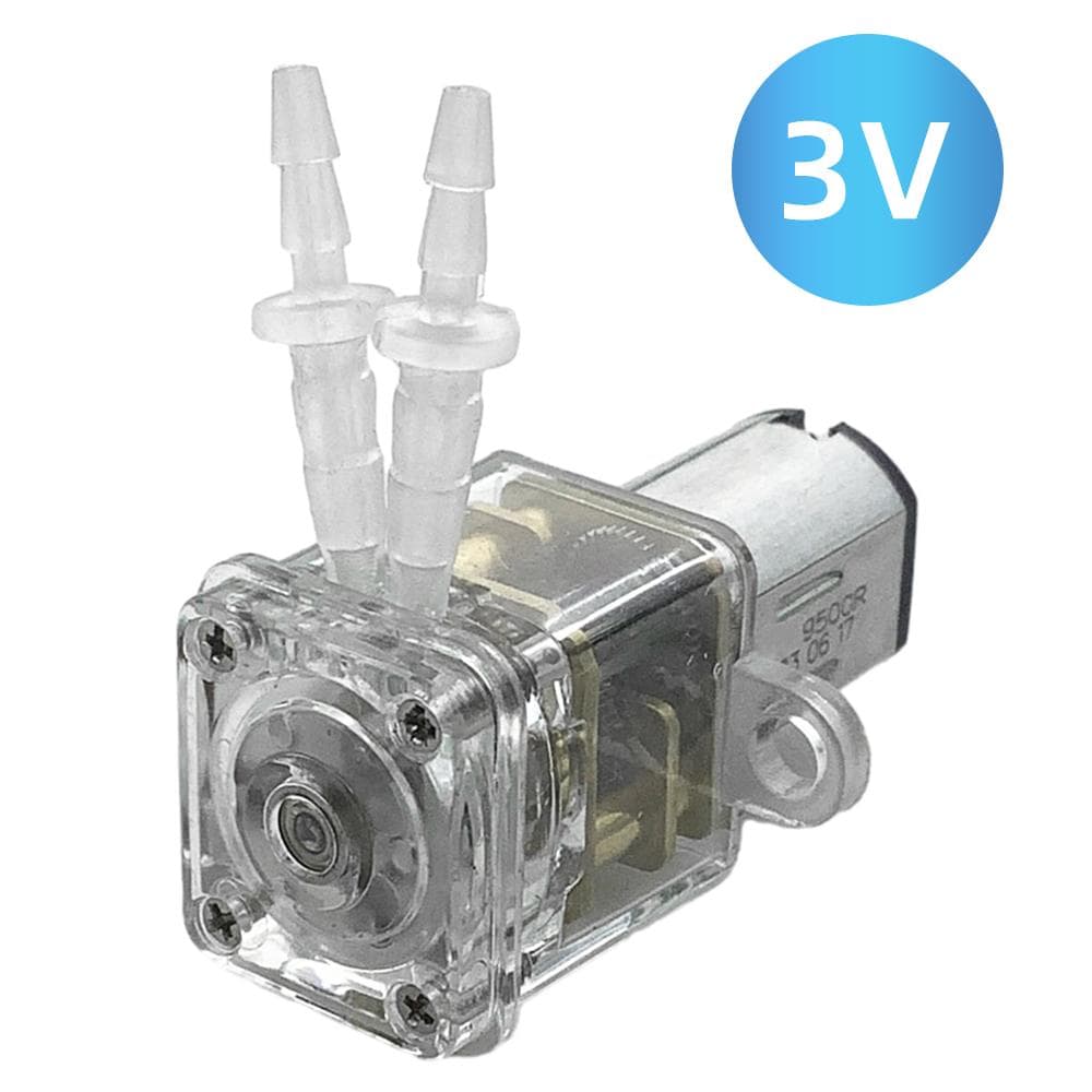 GROTHEN Peristaltic Pump Dosing Pump Mini Pump Liquid Self-priming Water Pump Silicone Tube for 3V