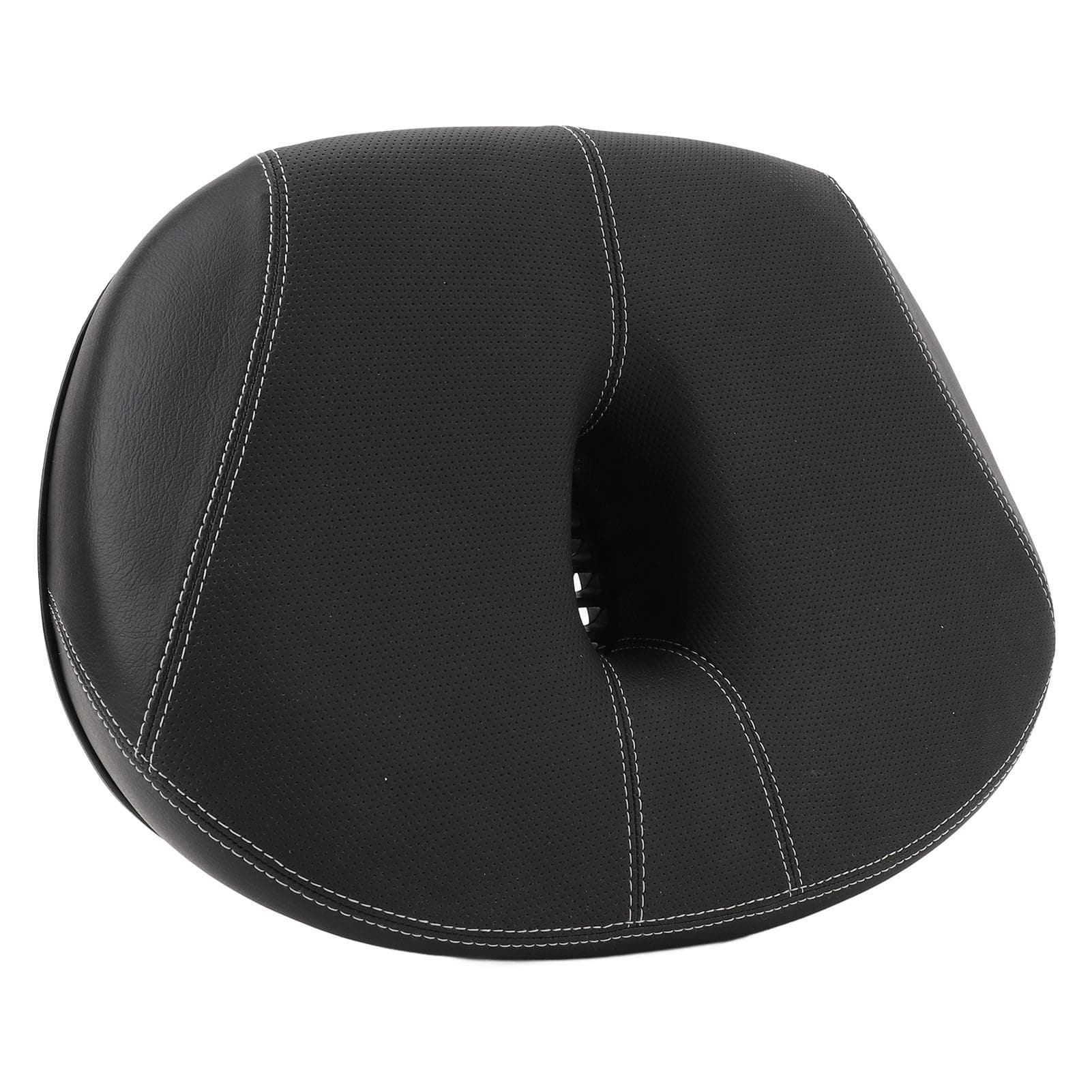 Noseless Bike Seat Wide Bike Saddle Replacement Thickened Hollow Breathable Shock Absorbing City