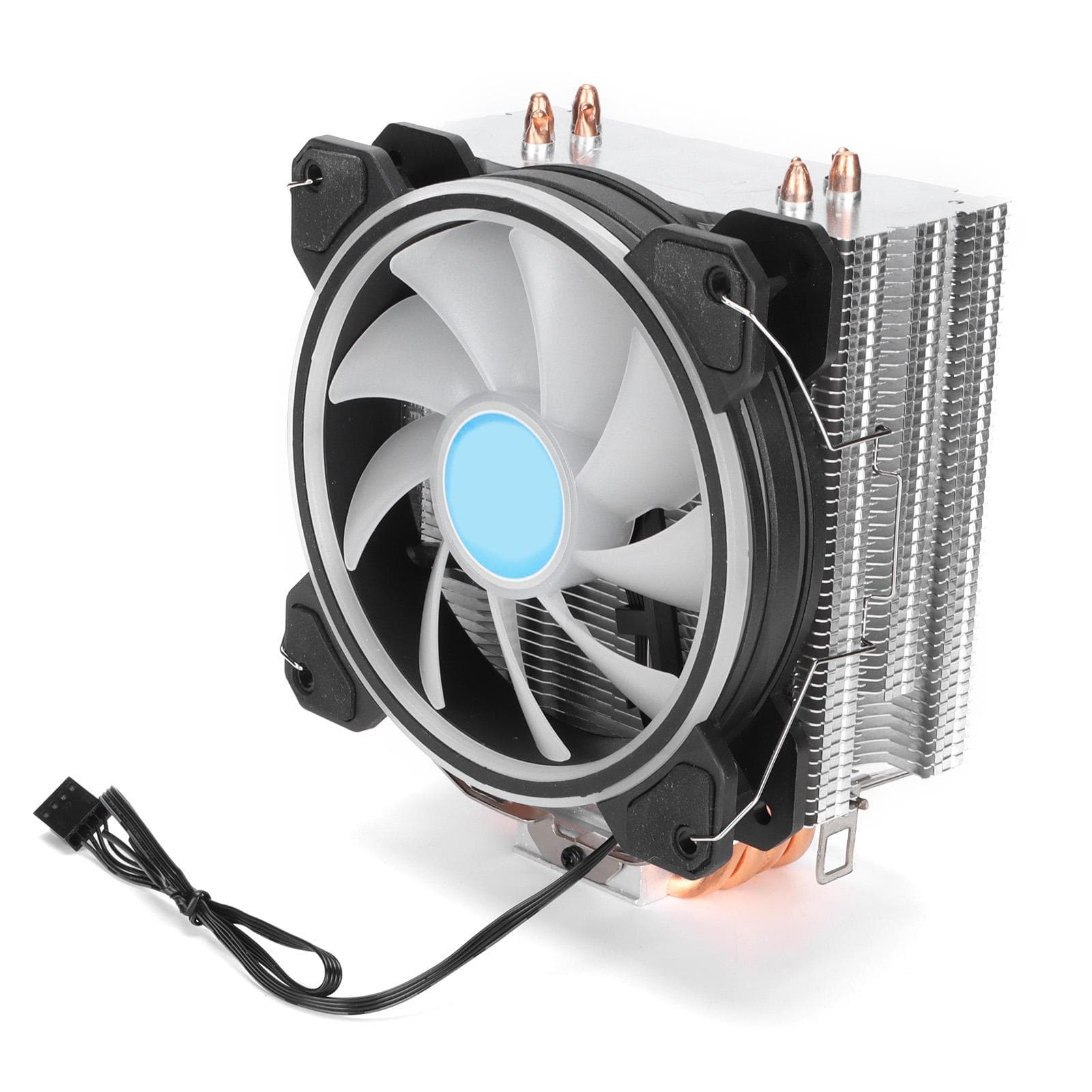 CPU Cooler Fast Heat Dissipation Pure Copper Four Heat Pipes Mute RGB Radiator for Desktop Computers