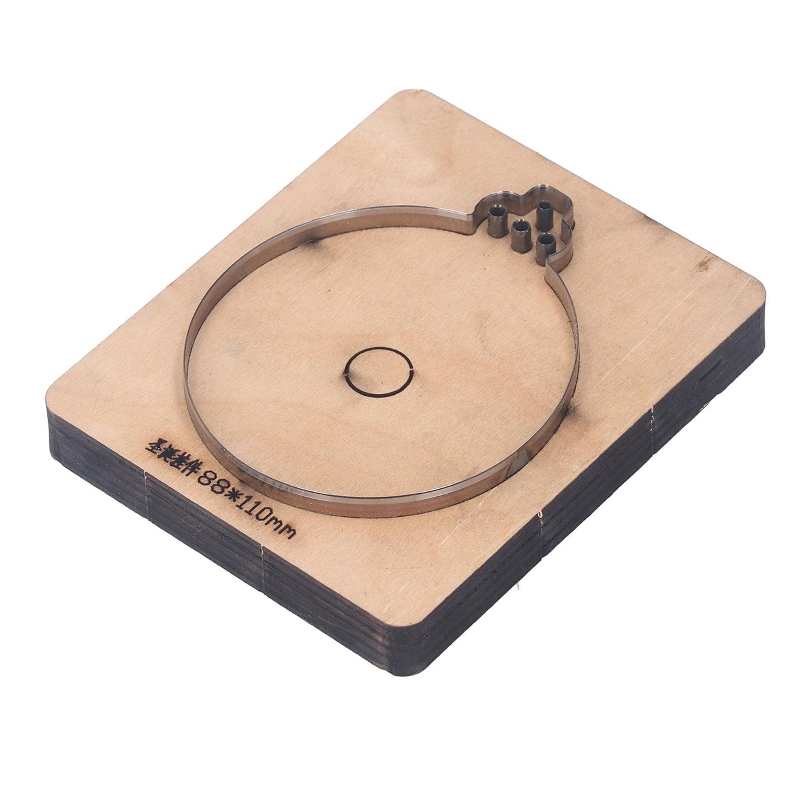 Christmas Ball Leather Cutting Die Alloy Steel High Density Leather Cut Mold for DIY Crafts