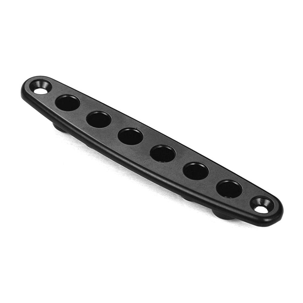 Electric Guitar Parts Metal Bridge String Through Body Ferrules Bushing black