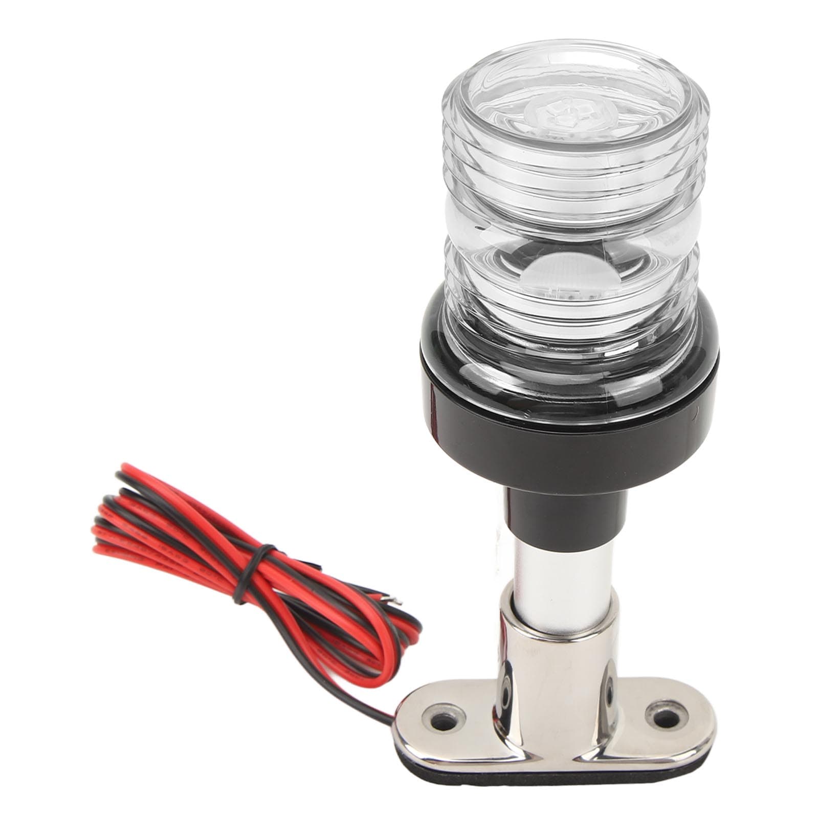 Boat Anchor Light Waterproof 2NM Visibility 6in 360 Degree All Round Stern Light with Stainless