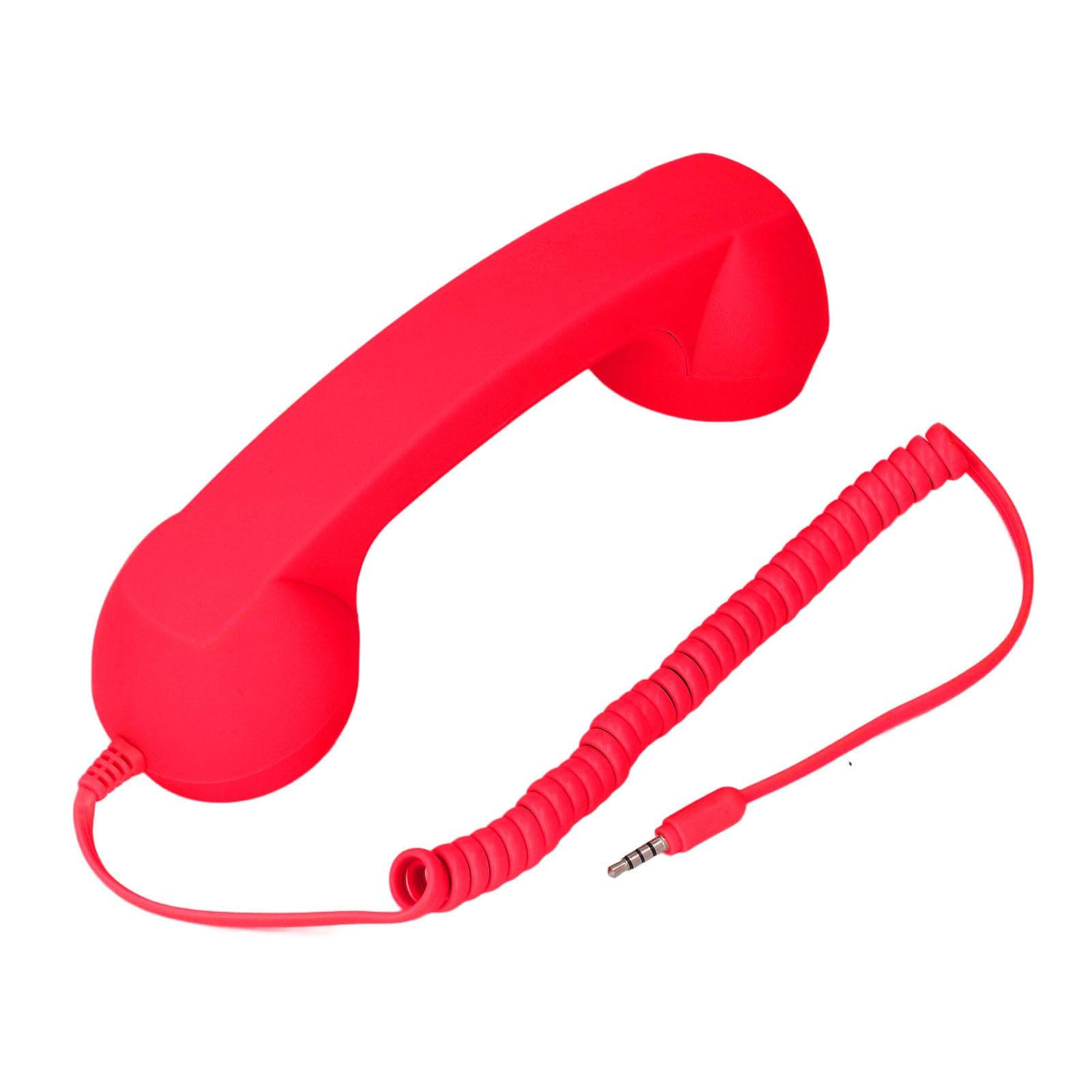 Retro Phone Handset Multifunctional Radiation Proof Clear Sound Wireless Mobile Phone Telephone red