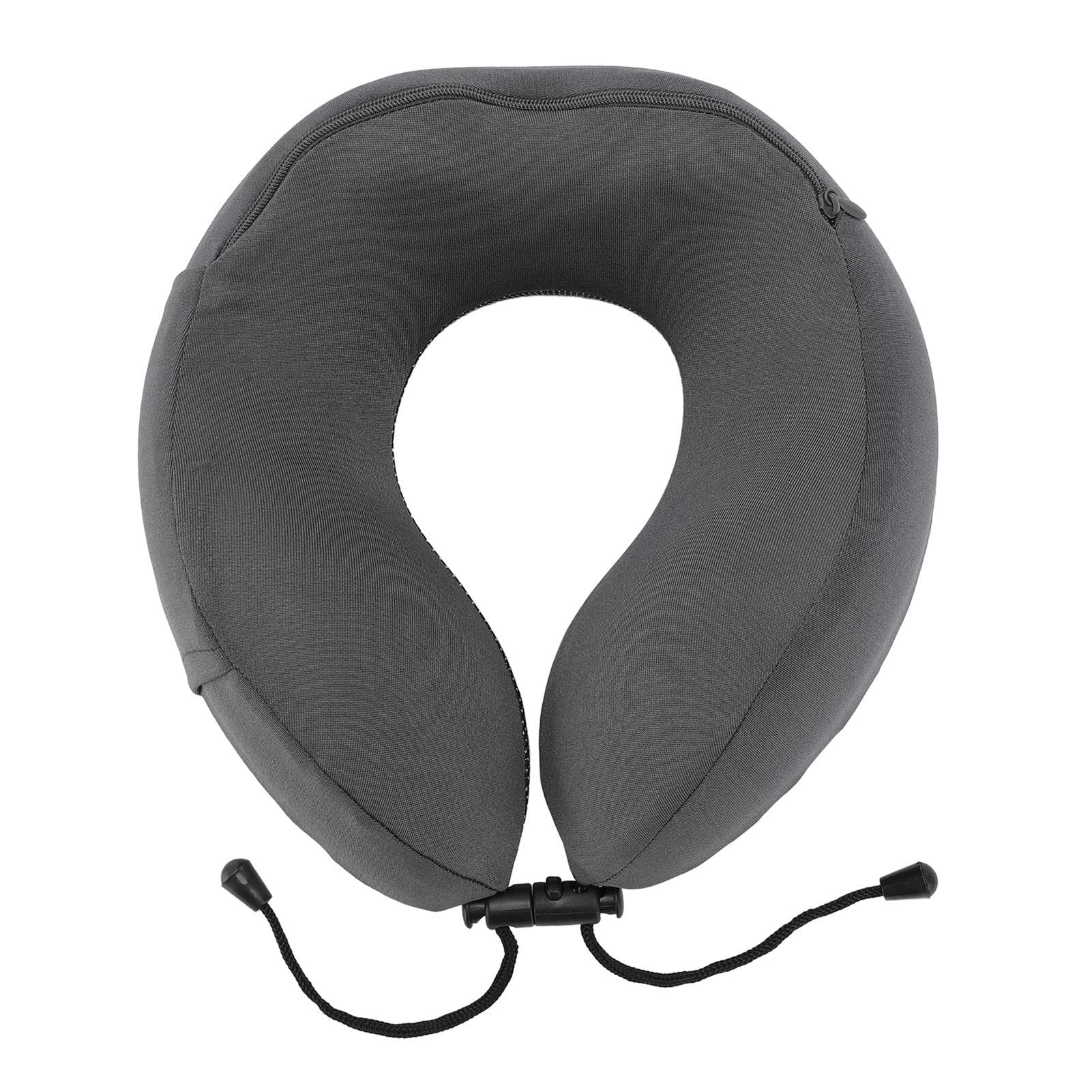 Travel Neck Pillow Airplane Long Flight Plane Memory Foam Adjustable U Shaped Napping Support Dark