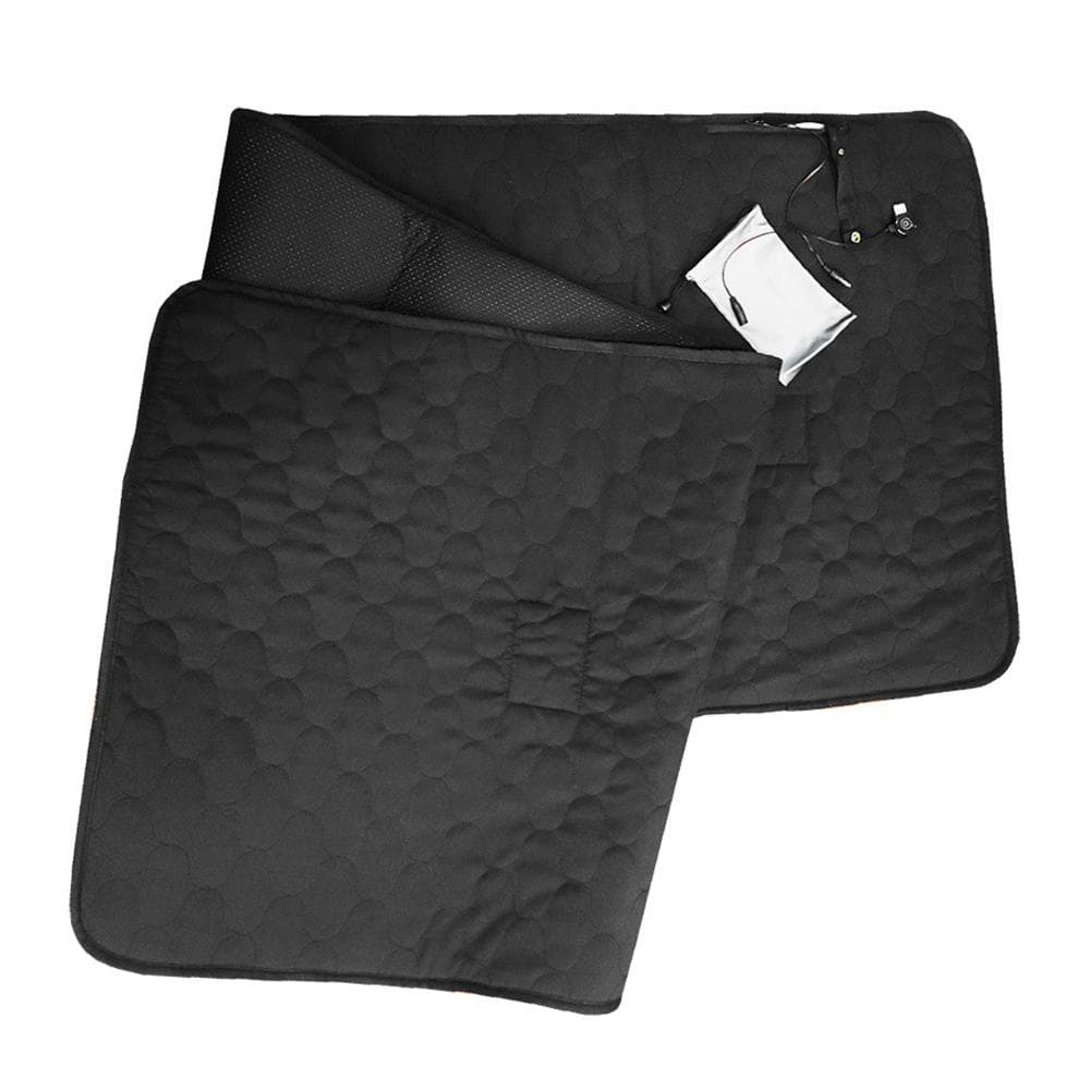 Heated Sleeping Bag Pad Mattress USB Power Warm Heating Mat with 5 Heating Zone 3-Level Temperature black
