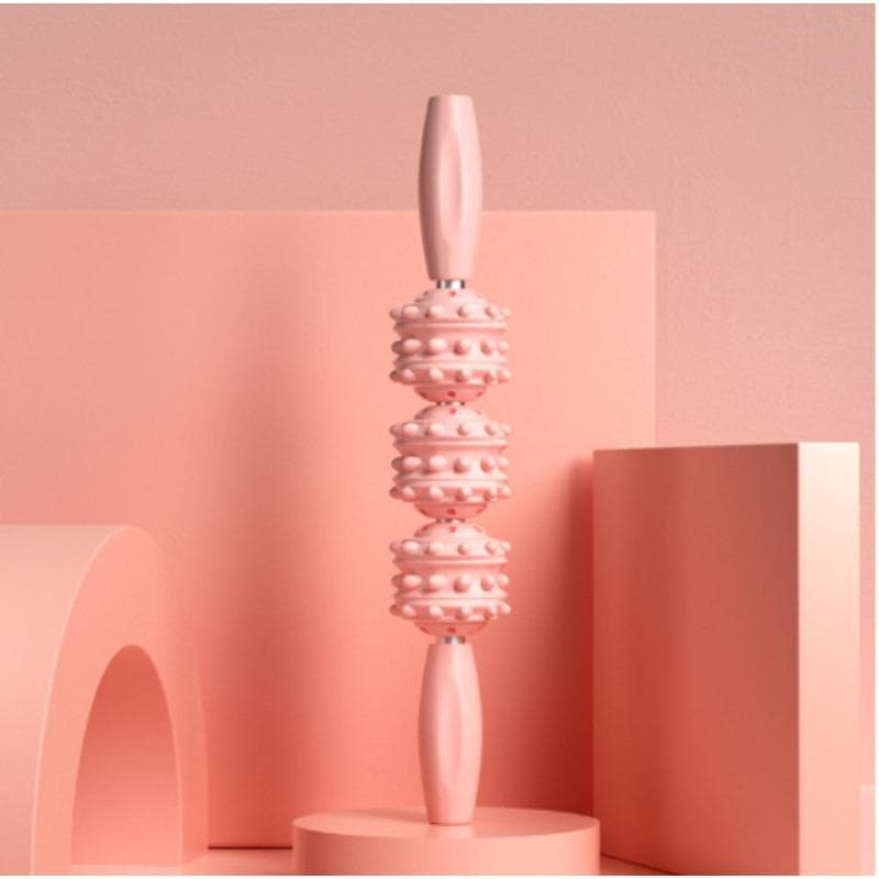Yoga Wolf Teeth Massage Stick Sensory Massage Calf Muscle Relaxation Roller Axis Leg Massager Long Height Langya Stick