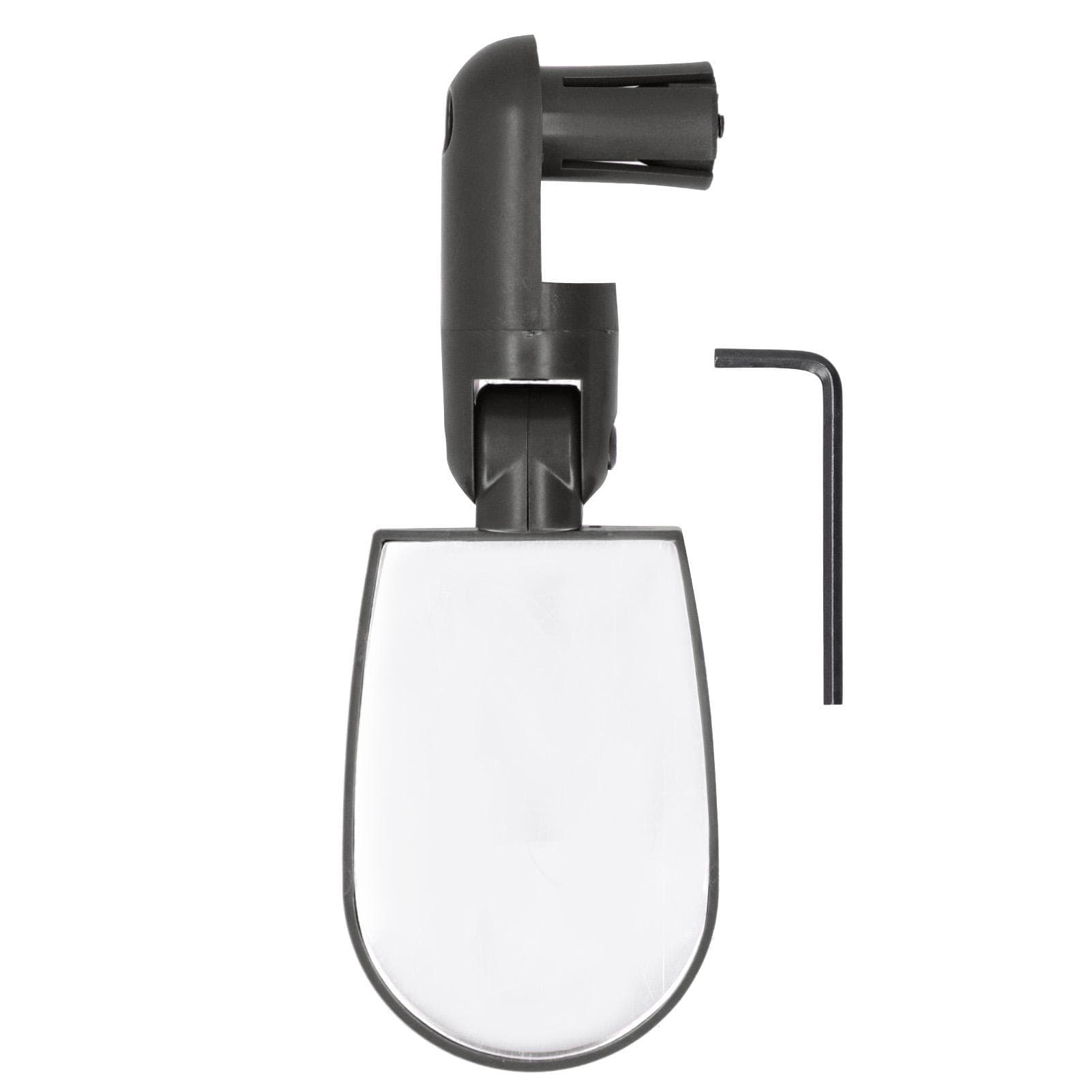 Bike Rearview Mirrors 360 Degree Rotatable Universal Bicycle Cycling Handlebar MirrorsBlack