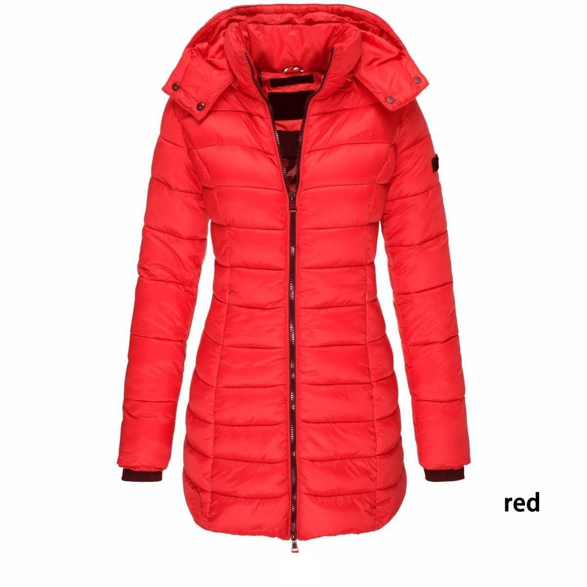 Winter New Korean Style Women's Cotton Coat Women's Mid-length Slim Cotton Jacket Warm Down Cotton Coat 3XL