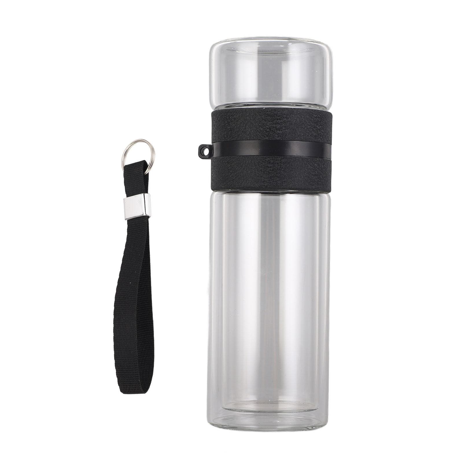 Tea Separation Bottle Double Wall Glass Tea Infuser Water Bottle Home Office Drinking Supplies L(for 6.5-9kg)
