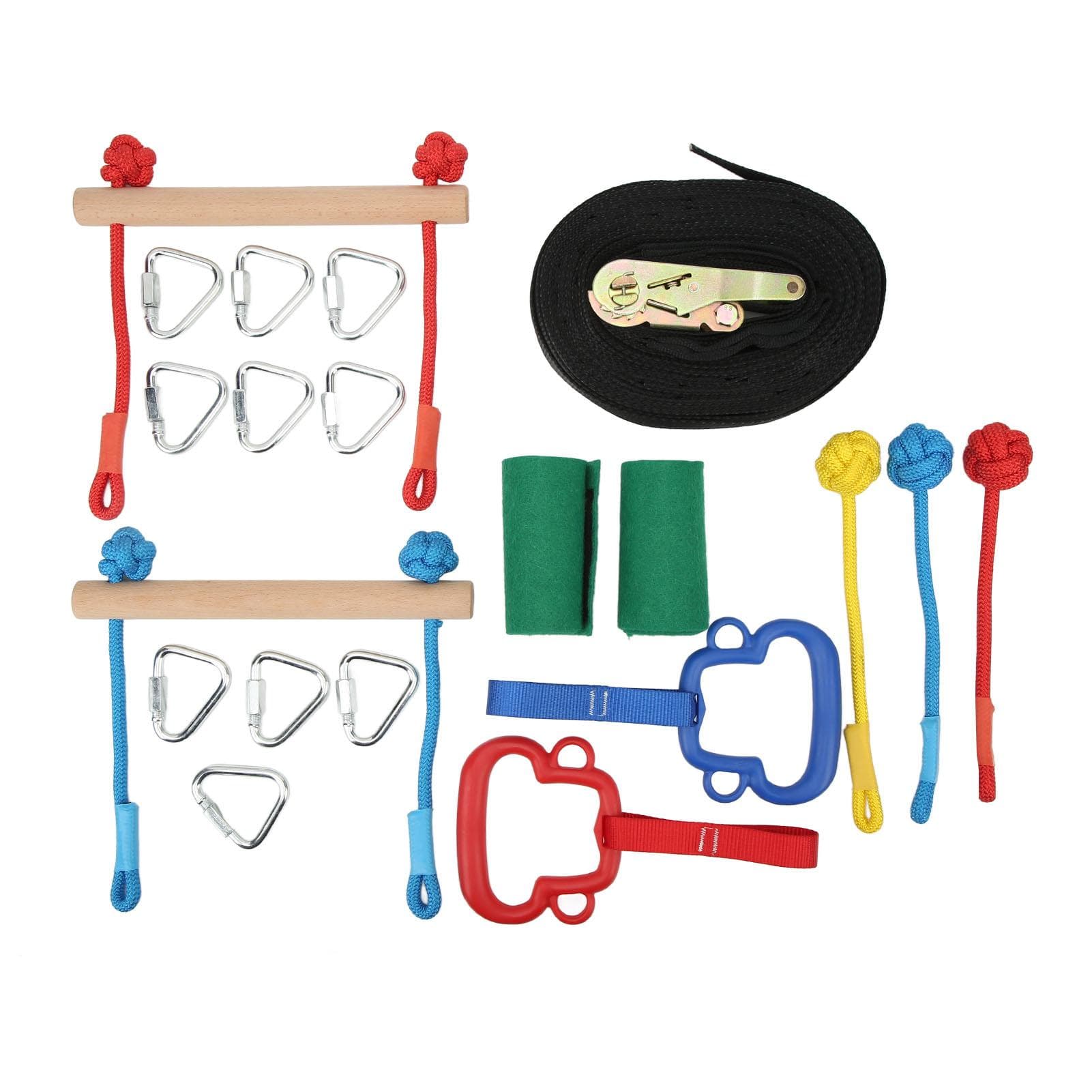 Kids Indoor Monkey Bars Rings Kids Climbing Children Indoor Outdoor Home Activity Fitness Ring Game