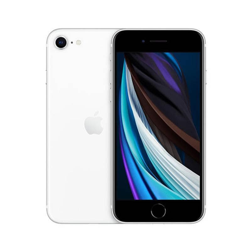 Refurbished Apple iPhone SE 2020 3GB RAM 64GB/128GB ROM Mobile Phone With SIM + eSIM 128GB simple set white