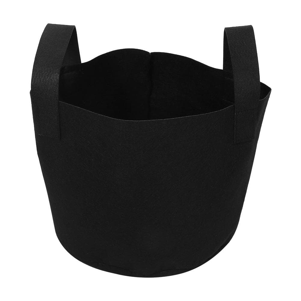 Black Plants Growing Bag Vegetable Flower Aeration Planting Pot Container (10 Gallon 28 x 40cm)