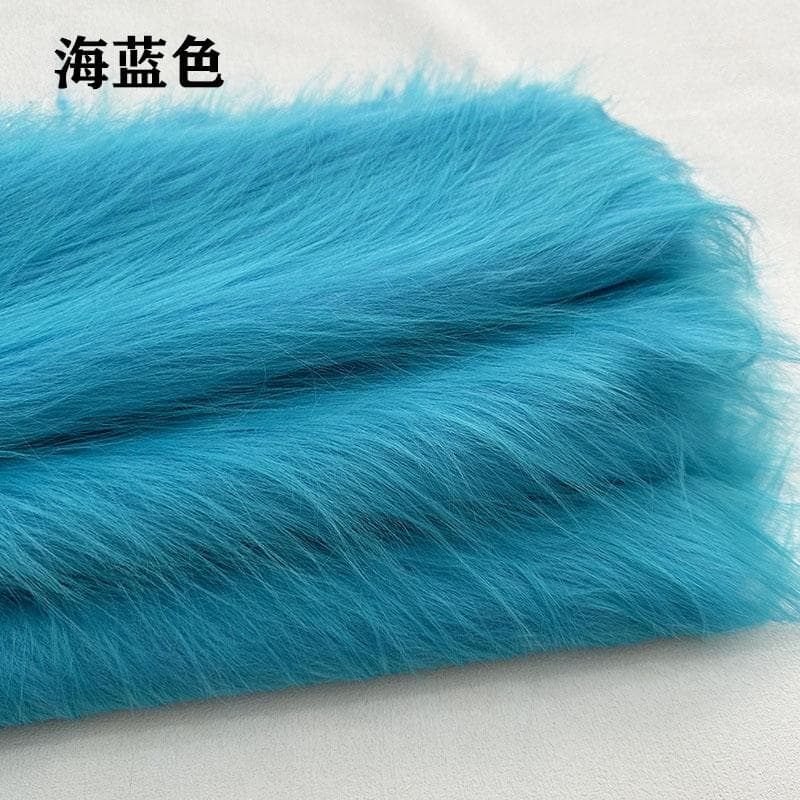 100x180cm Long Faux Fur Fabric Carpet Clothes Doll Plush Stuffed Toy for Needlework DIY Handmade Sewing Accessories 50x180cm