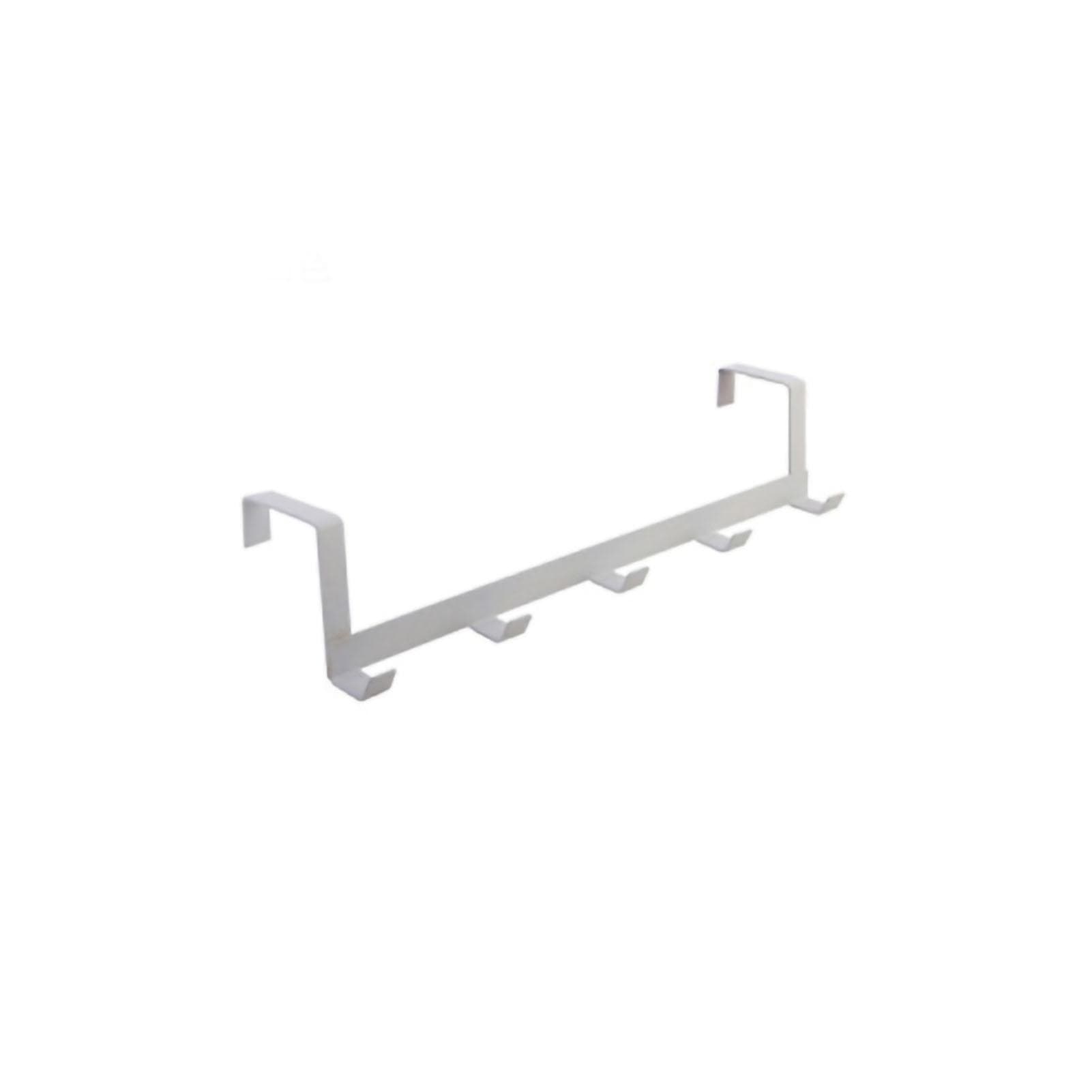 Door Hook Hanger Coat Rack Drill Free for Hanging Clothes Hat Bag Towel Bathroom Entryway White white
