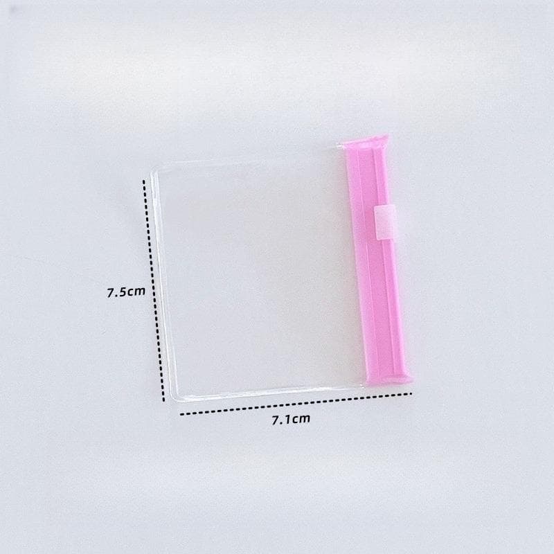 Portable Zipper Medicine Bags, Reusable Medicine Case For Storing Pills/Tablets, Waterproof Seal 7PCS pink