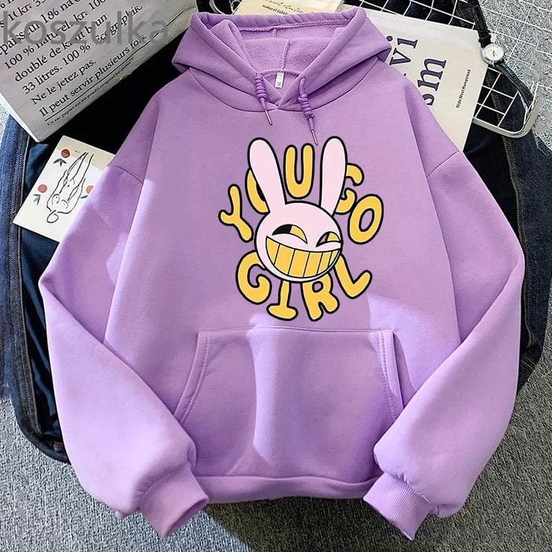 The Amazing Digital Circus Jax Hoodies Fashion Women Harajuku Funny Kawaii Hoodies Unisex Casual Vintage Pullovers Sweatshirts 2XL