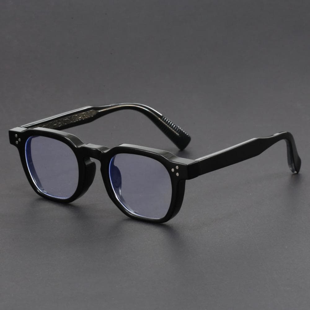 Bohemian Retro Square Glasses Women Fashion Designer Gradient UV Protection Trendy Rivets Punk Flat Mirrors