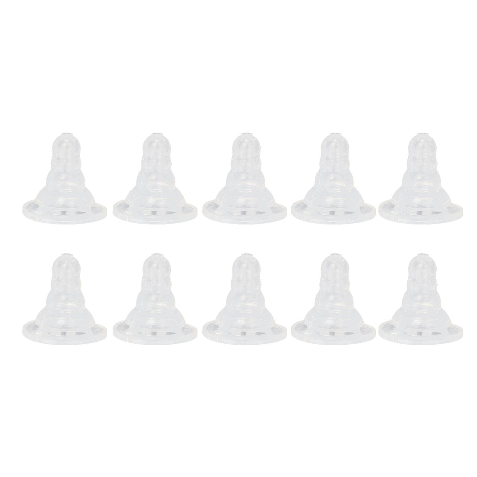 10Pcs Goat Nursing Nipple Soft Silicone Thicken Lamb Feeding Nipples for Pig Sheep Cattle
