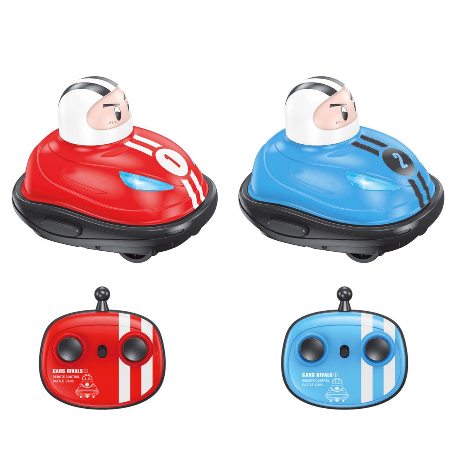 Toddler Remote Control Car 2 Pack Cartoon Remote Control Cars Battle Peng Car Gift Toys for Kids multicolour